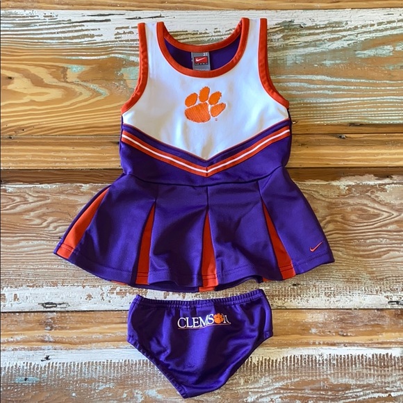 Nike Other - Girls Nike Clemson Tiger Cheerleader Uniform